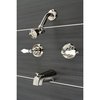 Kingston Brass KB246PLPN Tub and Shower Faucet, Polished Nickel KB246PLPN